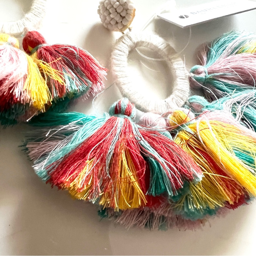 NWT Fringe Tassel Earrings - Picture 2 of 4